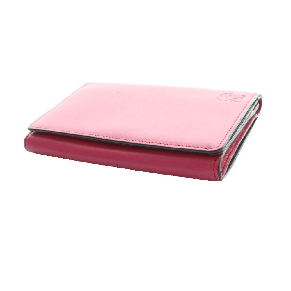 Loewe Anag Lambskin Bifold Wallet Pink SS — view 4