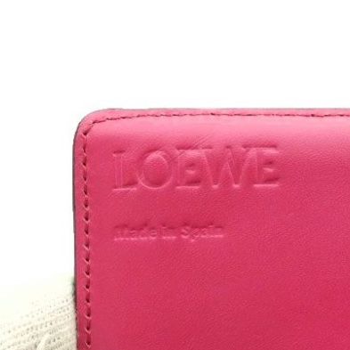 Loewe Anag Lambskin Bifold Wallet Pink SS — view 8