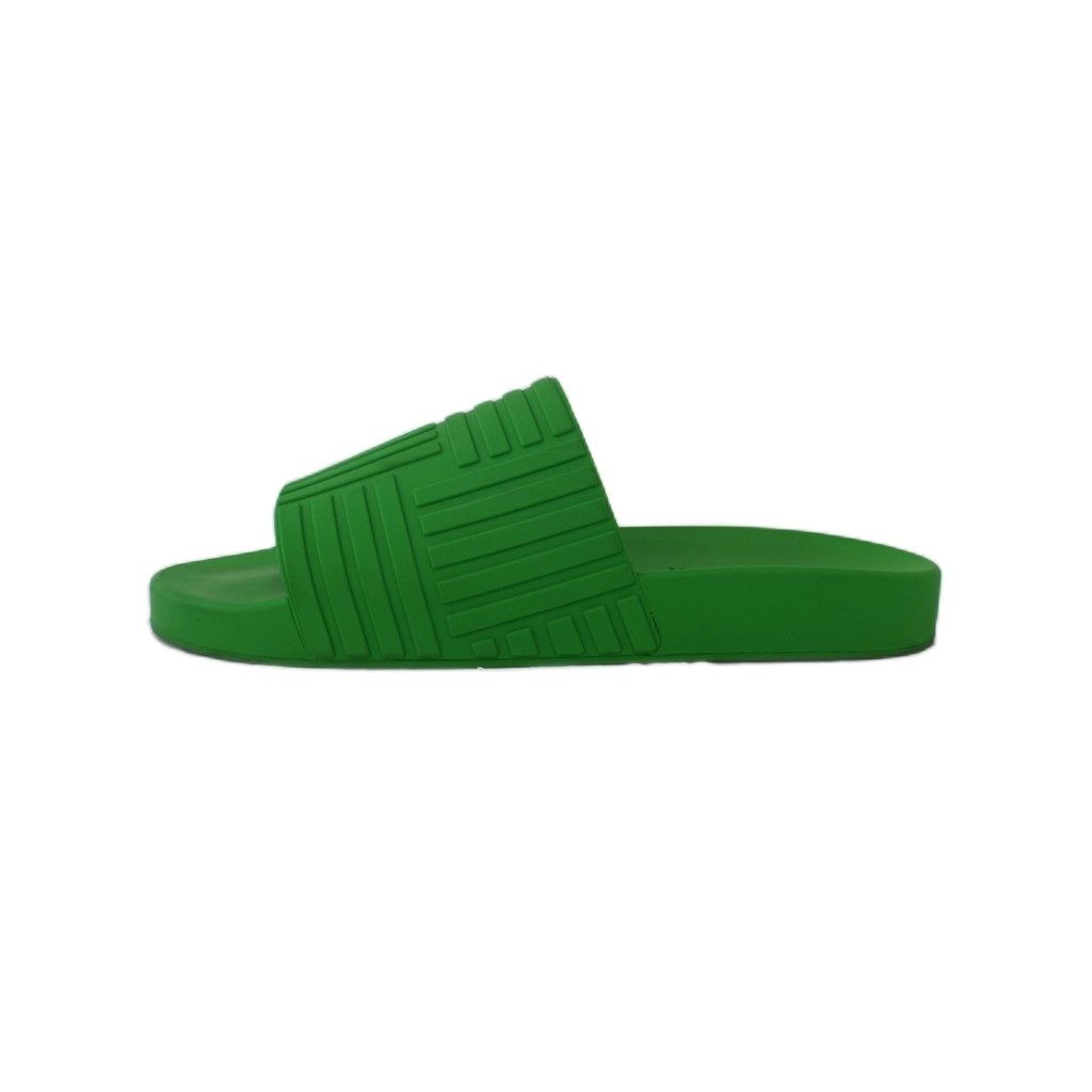 Bottega Veneta Sandals Slider Slide Rubber Green — view 2