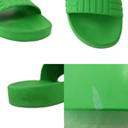 Bottega Veneta Sandals Slider Slide Rubber Green — view 8