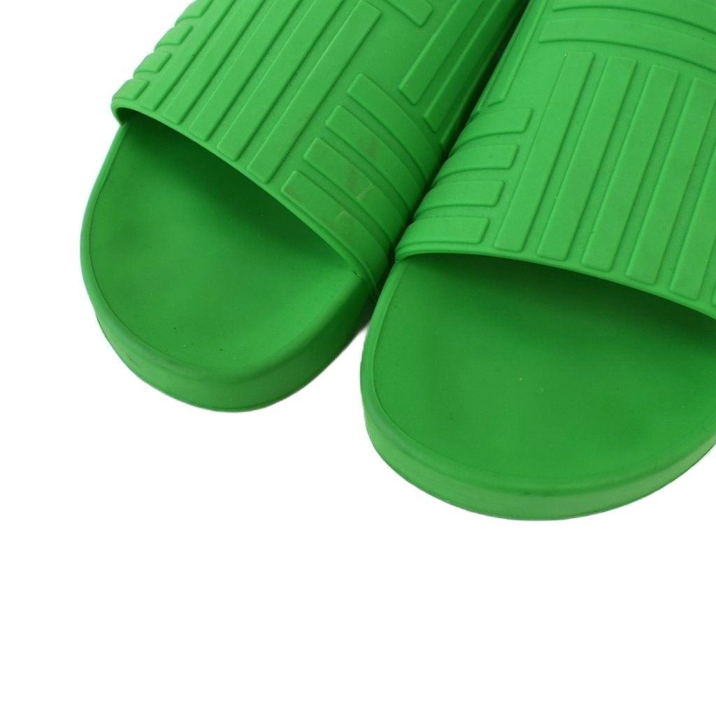 Bottega Veneta Sandals Slider Slide Rubber Green — view 4