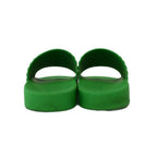 Bottega Veneta Sandals Slider Slide Rubber Green — view 3