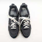 Louis Vuitton Run Away Line Black LV Logo in Heels Shoes — view 6