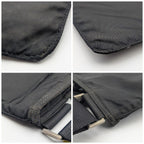Prada Tessuto Nylon Shoulder Bag Crossbody Black Triangle Logo — view 3