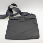 Prada Tessuto Nylon Shoulder Bag Crossbody Black Triangle Logo — view 2