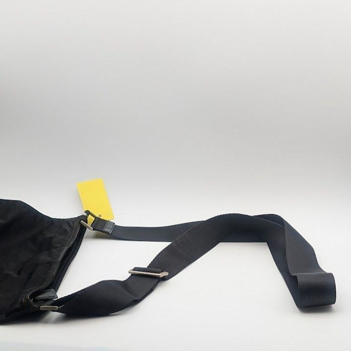 Prada Tessuto Nylon Shoulder Bag Crossbody Black Triangle Logo — view 5
