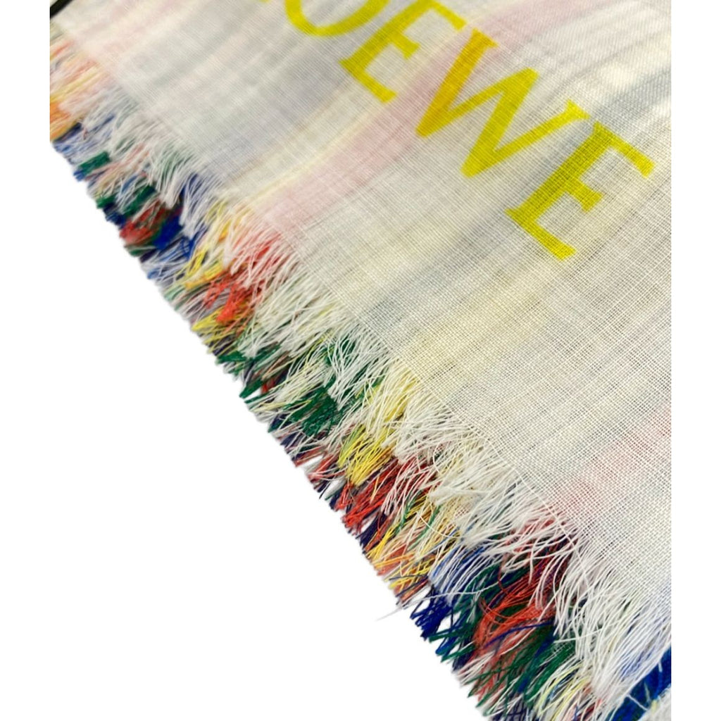 Loewe Shawl Scarf Yellow — view 7