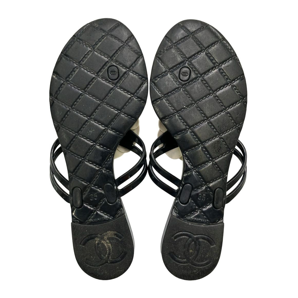 Chanel Beach Sandals Camellia — view 6
