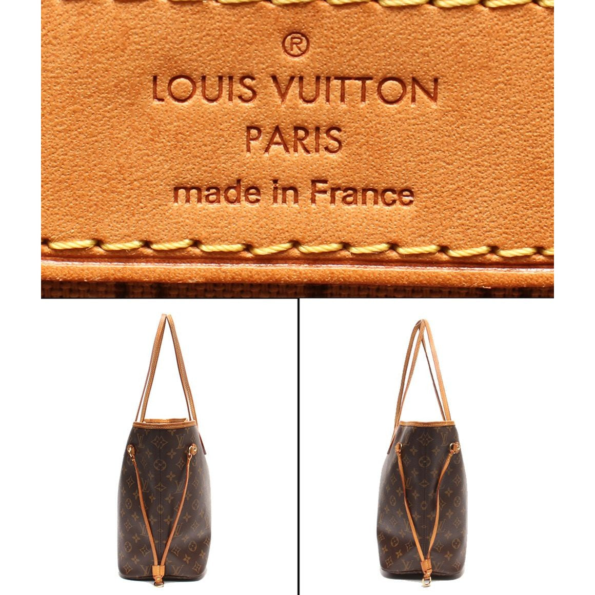 Louis Vuitton Tote Shoulder Bag Neverfull MM Monogram — view 4