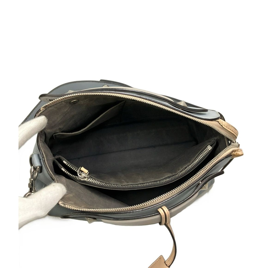 Fendi 2-Way Shoulder Bag Crossbody Leather Visible — view 5