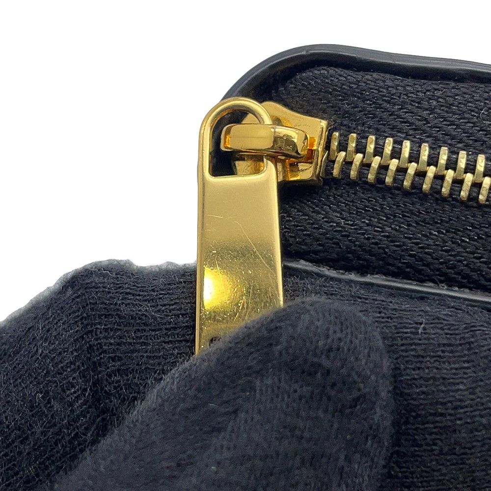 Celine Wallet Large Zip Triomphe Black — view 6