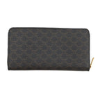 Celine Wallet Large Zip Triomphe Black — view 3