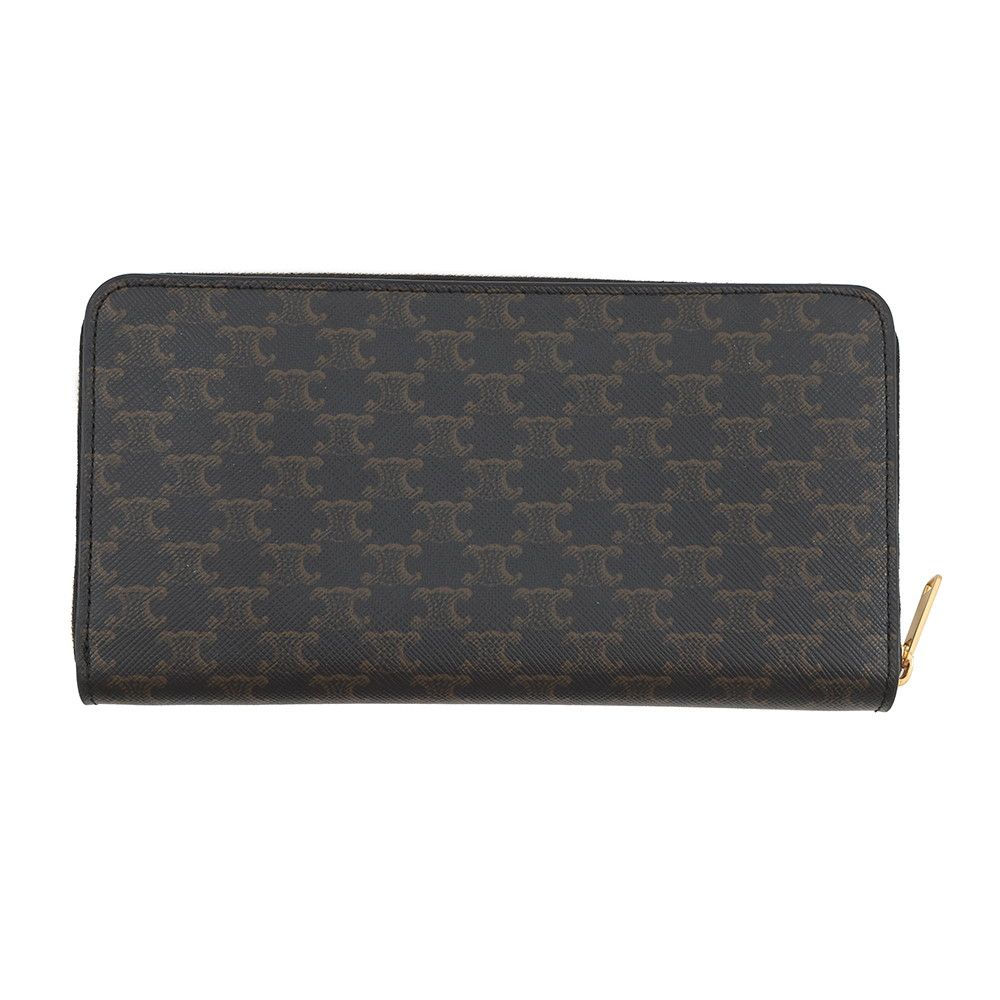 Celine Wallet Large Zip Triomphe Black — view 3