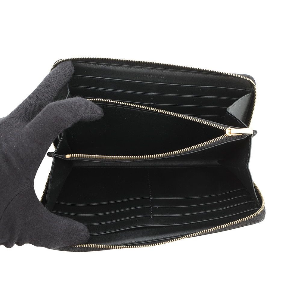 Celine Wallet Large Zip Triomphe Black — view 4