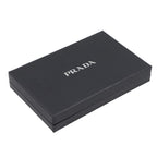 Prada Wallet City Calfskin Tab Triangle Logo Leather — view 9