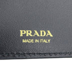 Prada Wallet City Calfskin Tab Triangle Logo Leather — view 8