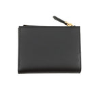 Prada Bifold Wallet Triangle Logo Compact Leather Black — view 3
