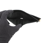Prada Bifold Wallet Triangle Logo Compact Leather Black — view 5