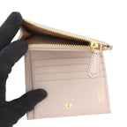 Prada Bifold Wallet Triangle Logo Compact Leather — view 6
