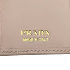 Prada Bifold Wallet Triangle Logo Compact Leather — view 9
