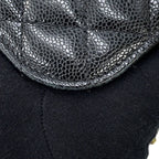 Chanel Chain Wallet CC Logo Business Affinity Mini Caviar Leather Black — view 8