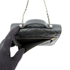 Chanel Chain Wallet CC Logo Business Affinity Mini Caviar Leather Black — view 7