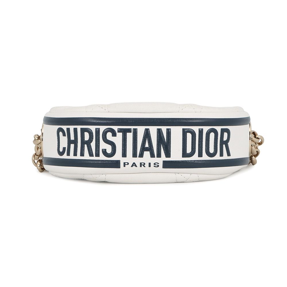 Dior Handbag Macro Cannage Vibe Micro Hobo 2-Way White — view 3