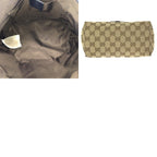 Gucci Children's Zoo Parrot Beige Navy Silver GG Canvas Leather Tote — view 9