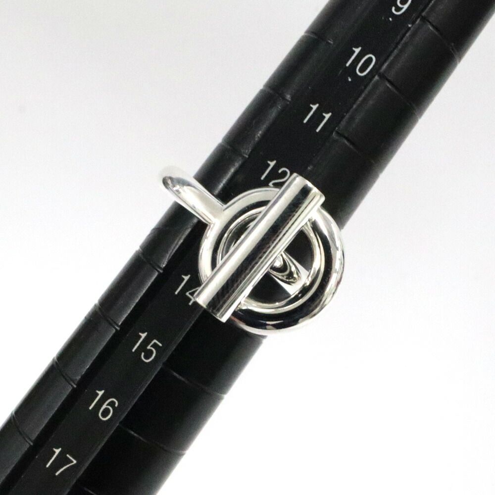 Hermes Echappee MM Ring 54 Silver — view 6