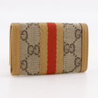 Gucci 033 GG Canvas Yellow Earth Color Key Case Key Holder — view 3