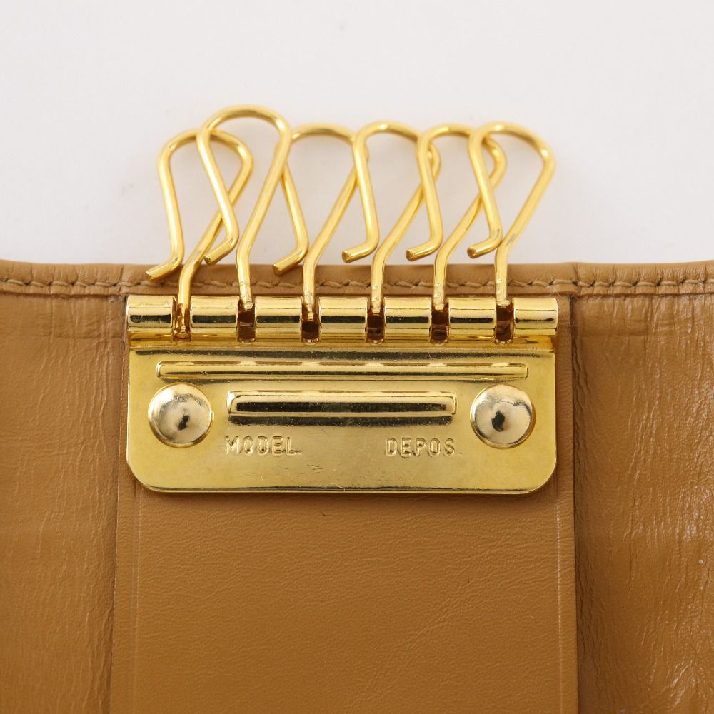 Gucci 033 GG Canvas Yellow Earth Color Key Case Key Holder — view 6