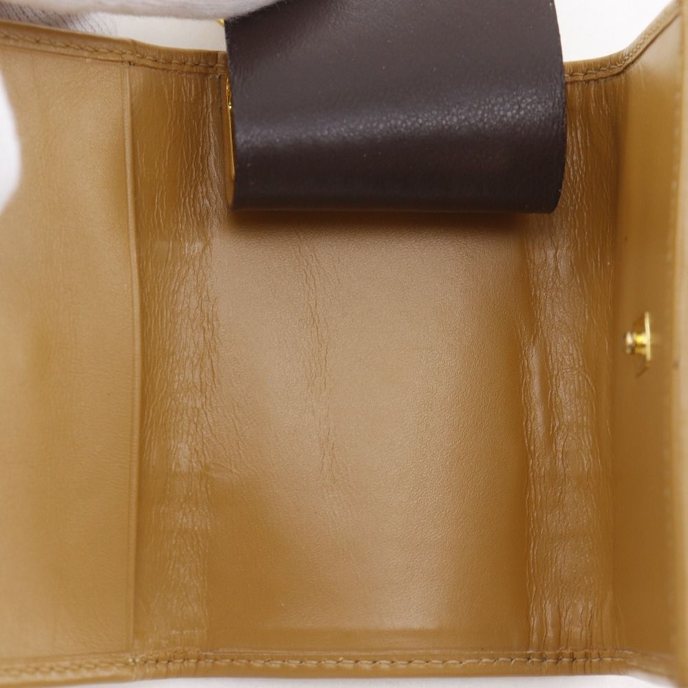 Gucci 033 GG Canvas Yellow Earth Color Key Case Key Holder — view 8