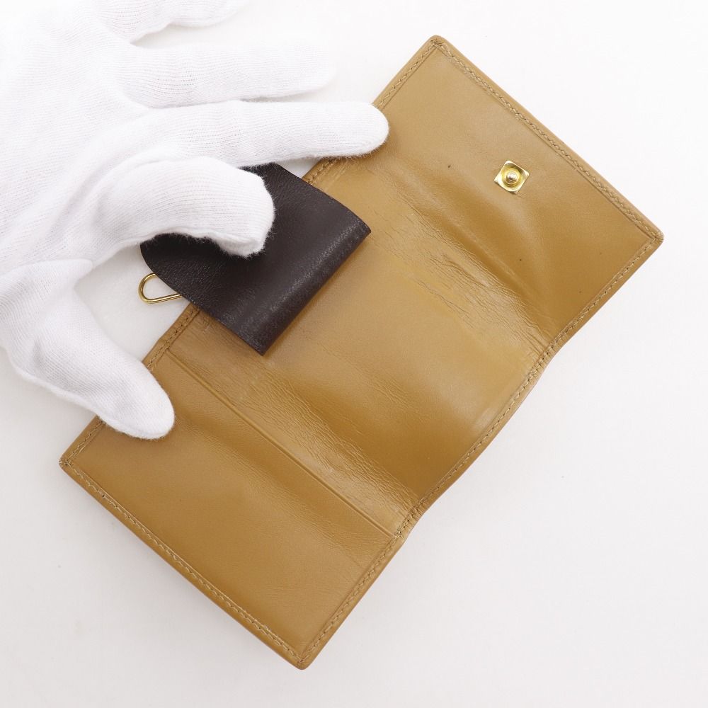 Gucci 033 GG Canvas Yellow Earth Color Key Case Key Holder — view 7