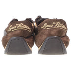 Louis Vuitton Monogram Suede Driving Shoes Brown — view 3