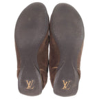 Louis Vuitton Monogram Suede Driving Shoes Brown — view 5