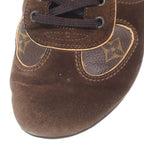 Louis Vuitton Monogram Suede Driving Shoes Brown — view 6