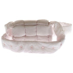 Bottega Veneta Padet Cassette Mini Shoulder Bag Pink Nylon Silver — view 2