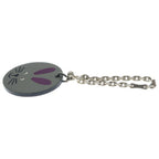 Hermes Rabbit Motif Bag Charm Leather Gray — view 3