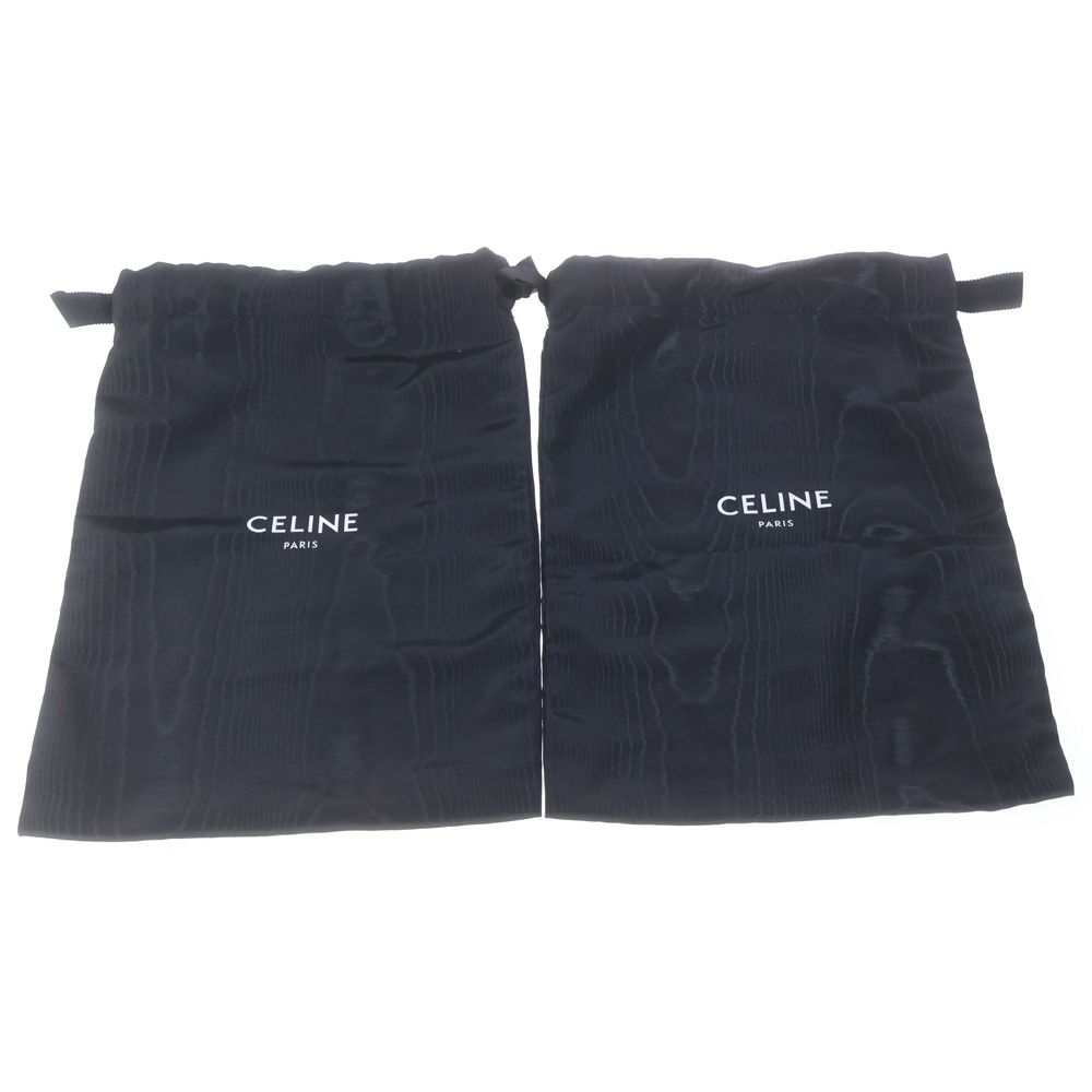 Celine Luco Fringe Loafers Navy — view 6