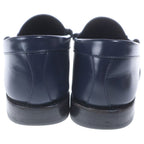 Celine Luco Fringe Loafers Navy — view 3