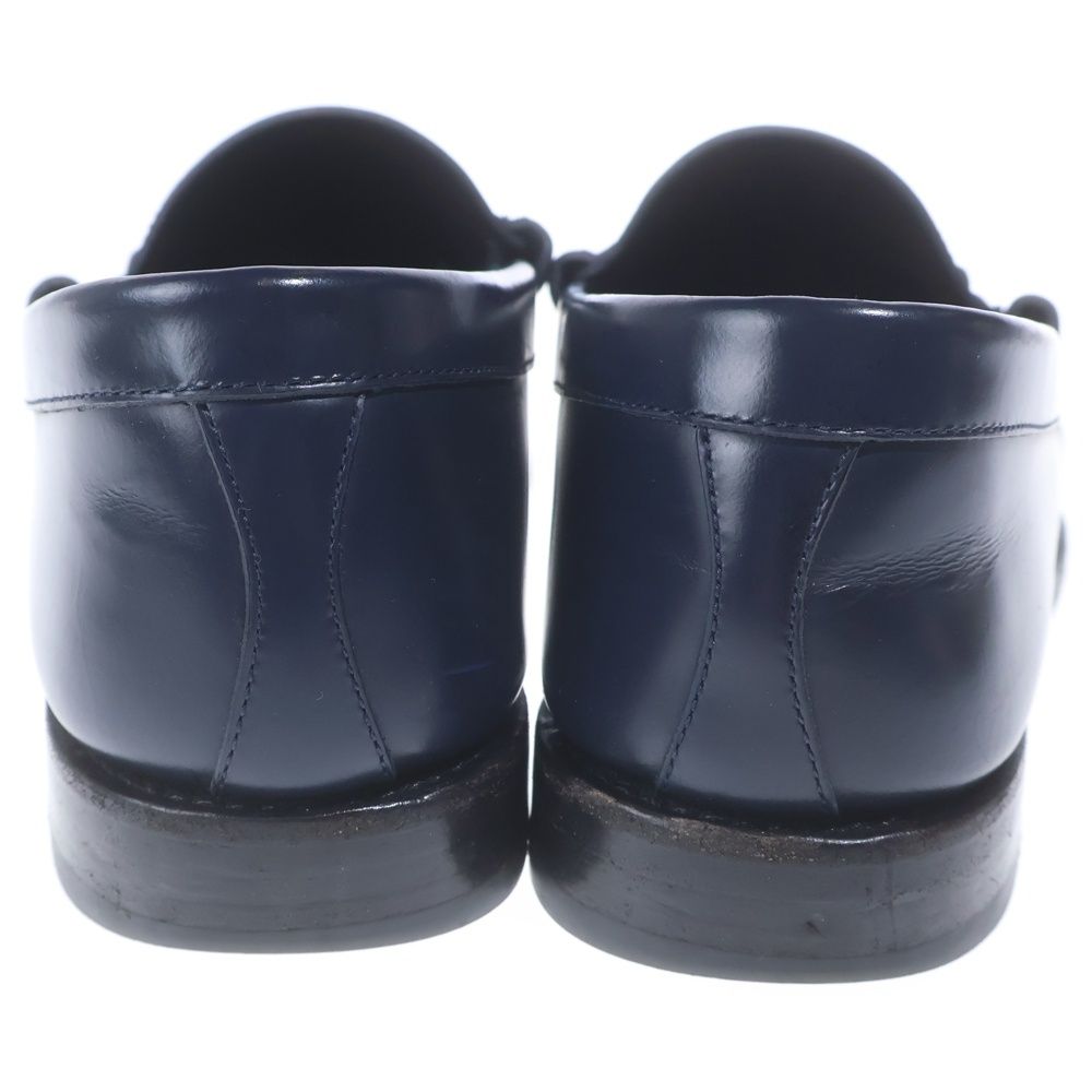 Celine Luco Fringe Loafers Navy — view 3