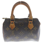 Louis Vuitton Mini Speedy Monogram Handbag Brown — view 2