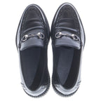 Gucci Horsebit Creeper Loafers Shoes Black — view 4