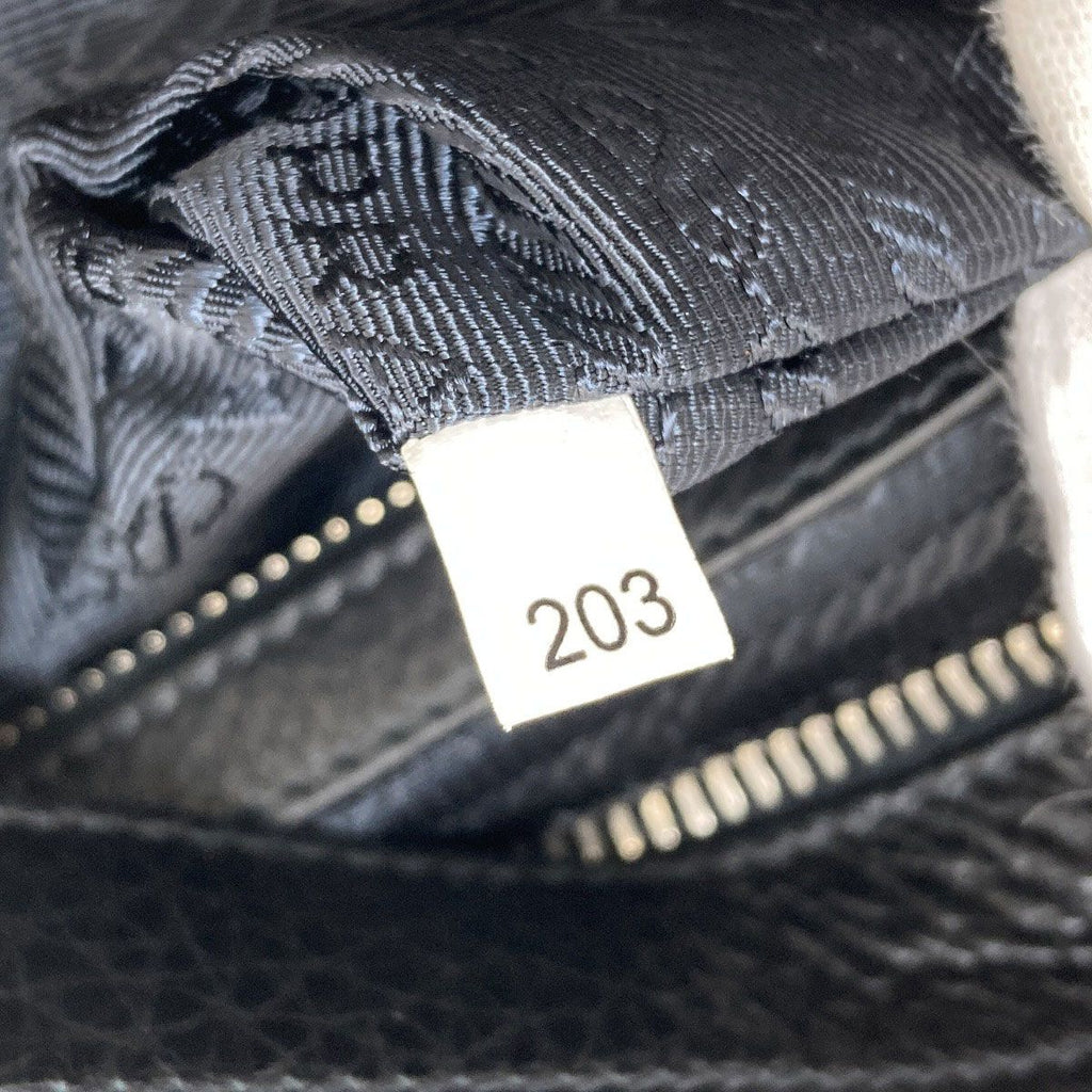 Prada Logo Shoulder Bag Leather — view 7