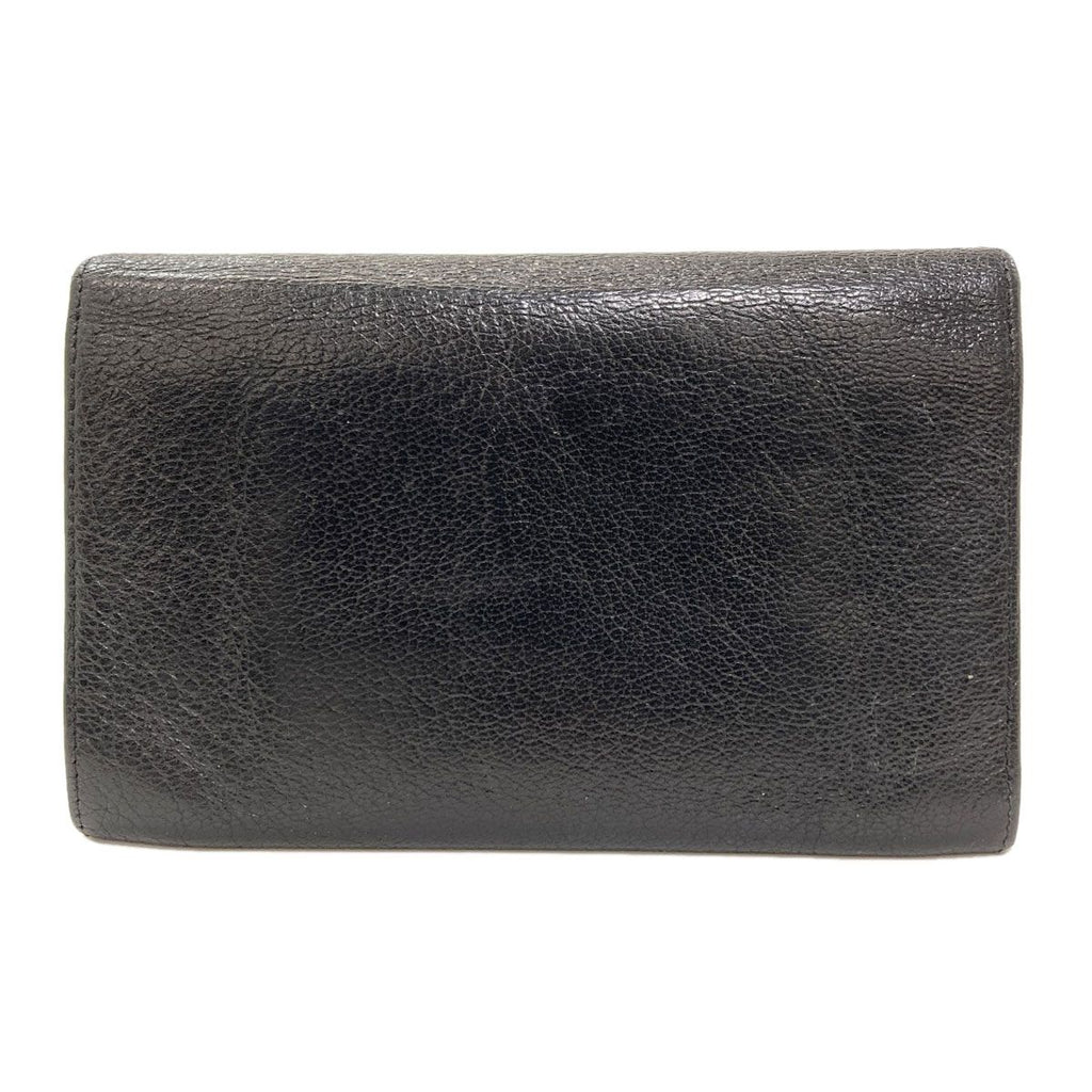Chanel CC Logo Silver Wallet Calfskin — view 2