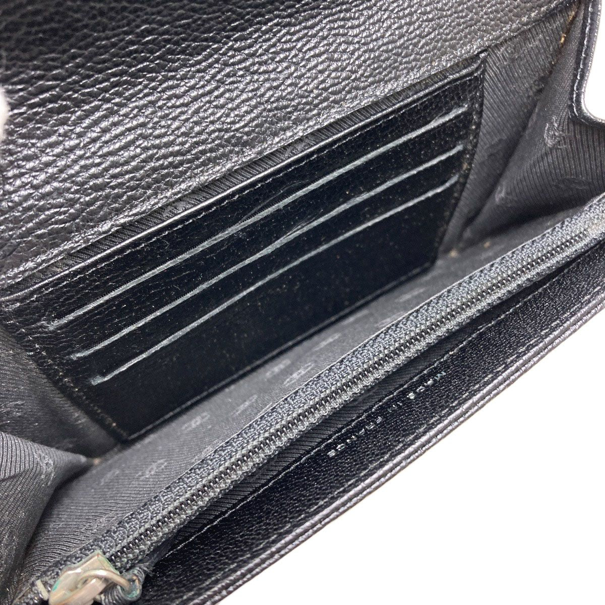 Chanel CC Logo Silver Wallet Calfskin — view 5