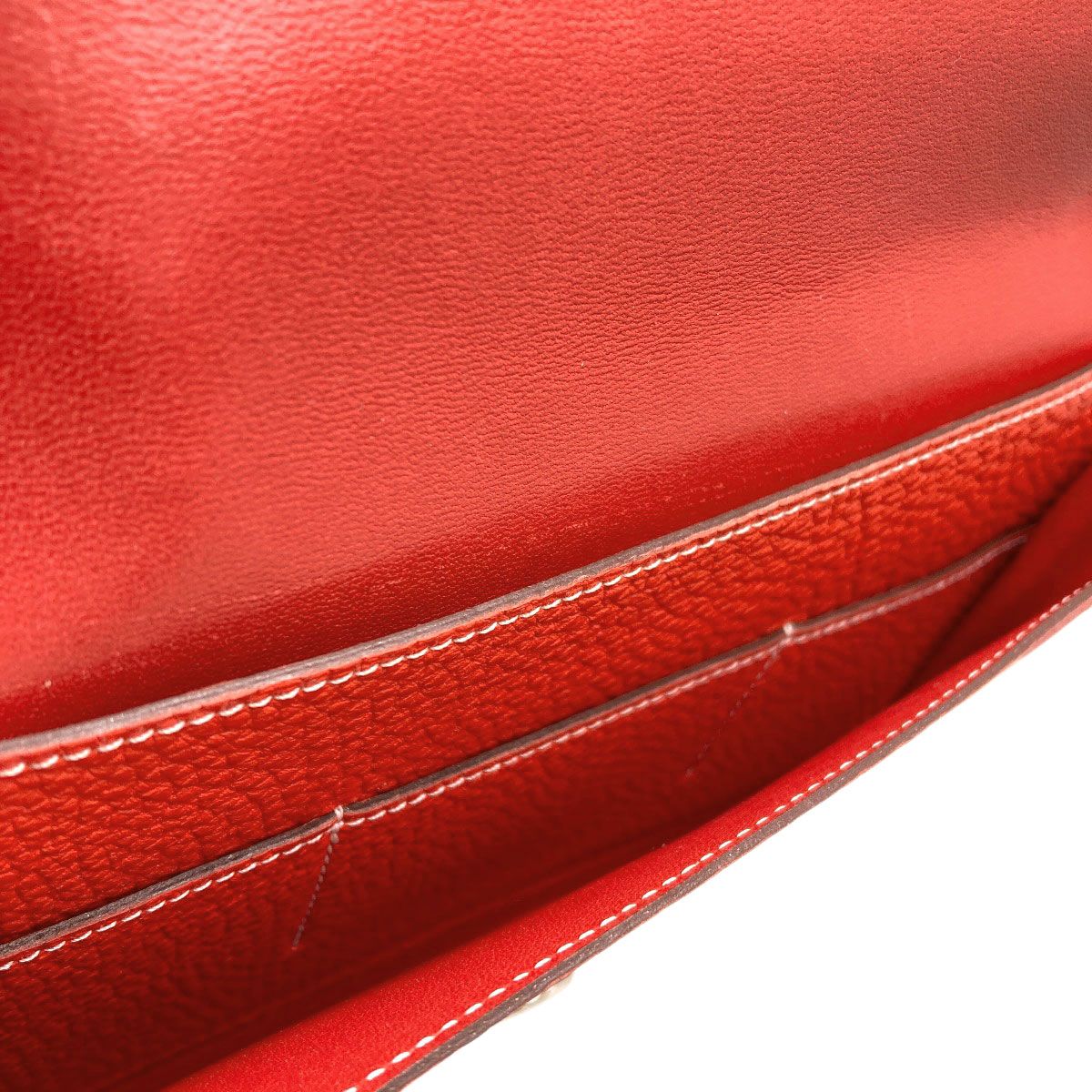 Hermes Dogon GM Duo Silver Wallet Calfskin — view 6