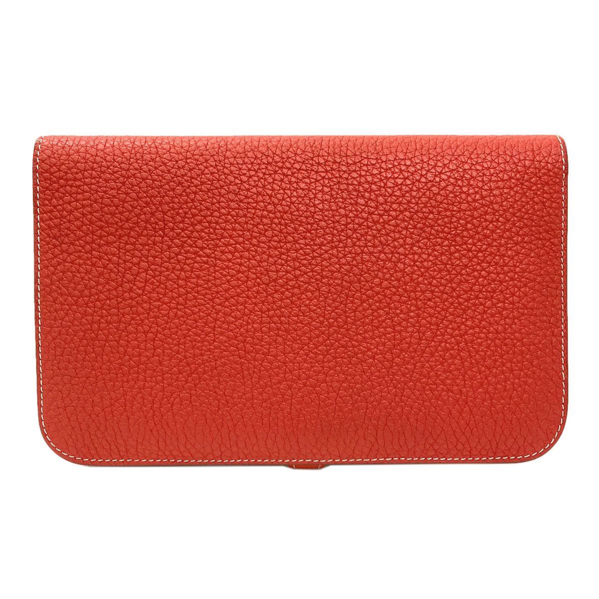 Hermes Dogon GM Duo Silver Wallet Calfskin — view 2