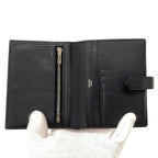 Hermes Bearn Compact Silver Bifold Wallet Epsom — view 4