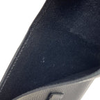 Hermes Bearn Compact Silver Bifold Wallet Epsom — view 9